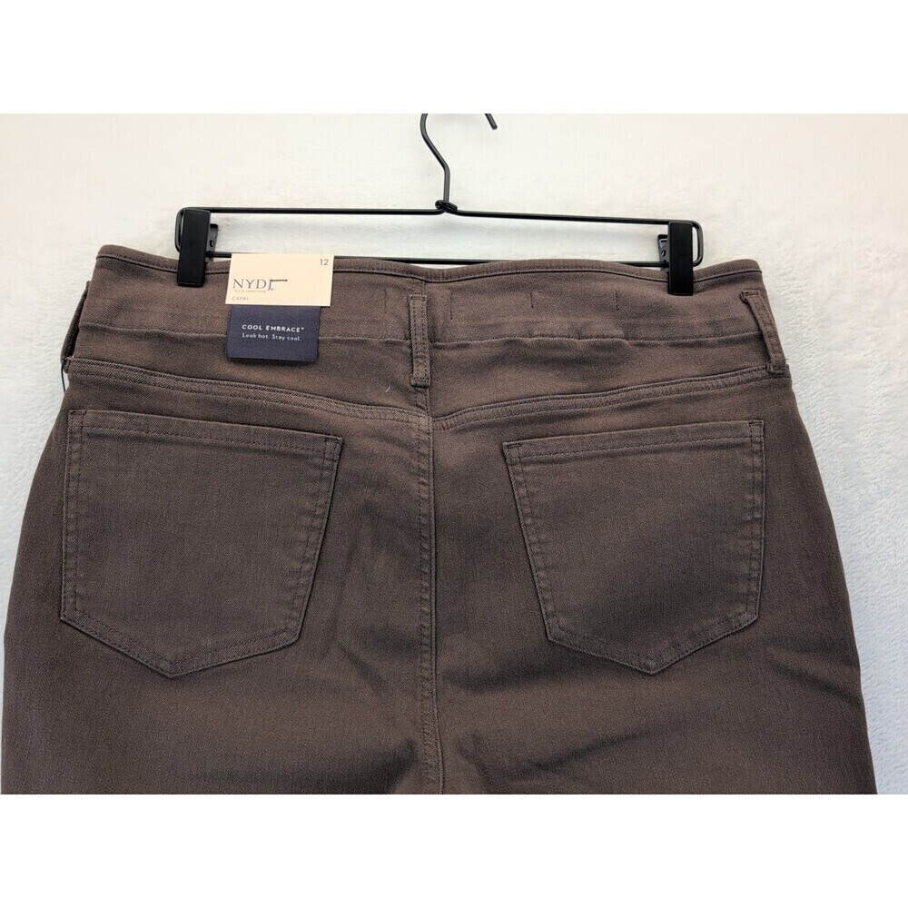 NYDJ Cool Embrace Chloe Capri Hollywood Women's Size 12 Punch Lift Tuck Tech NWT - Picture 15 of 16